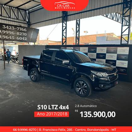 CHEVROLET S10 2.8 LTZ 4X4 CD 16V TURBO DIESEL 4P AUTOMÁTICO
